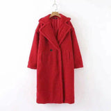 Winter Women's Fashion Coats-Old style red-8