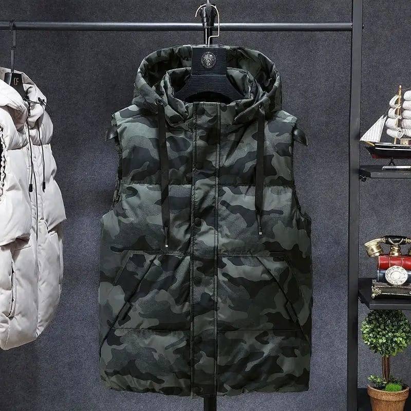 style jacket plus velvet padded coat-Green-2