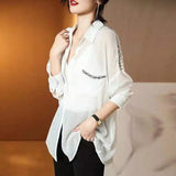 Embellished Women's Casual Blouse-1