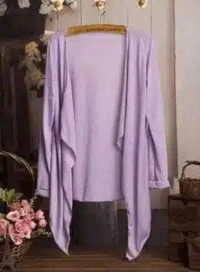 Sun protection clothing Korean version of the new ladies-Light purple-7