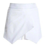 USA SIZE Big cross-stack irregular casual wild trousers-White-13