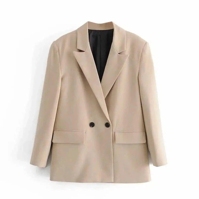 LOVEMI - Lovemi - Women's Double-breasted Blazer With Two Buttons