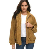 LOVEMI - Lovemi - Women's zipper plush jacket