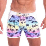 Men's swim trunks boxer-Photocolor-2