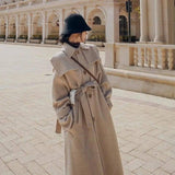 Mid-length and Small Autumn Korean Style Loose Fashion Coat-7