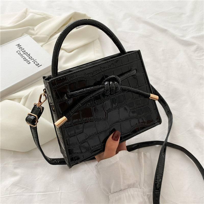 New Korean Style Single Shoulder Messenger Bag Female Mori-Black-8