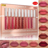 Pack Of 10 Matte Nonstick Cup Waterproof Lip Gloss-1Style-2