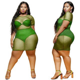 New Plus Size Clothing L-5XL Dresses for Women 2021 Wholesale Maxi Dress Club Outfits Summer Dropshipping-green-9