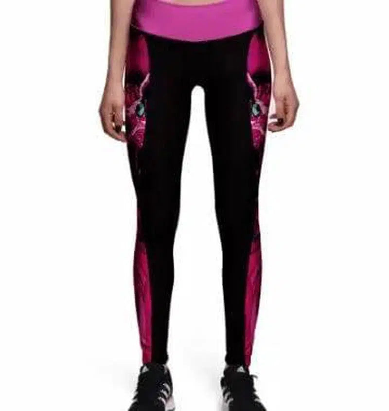 LOVEMI - Lovemi - Print personality tight stretch running fitness