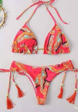 Sexy Split Bikini 25 Color Explosive Plus Color Swimsuit-Printing5-6