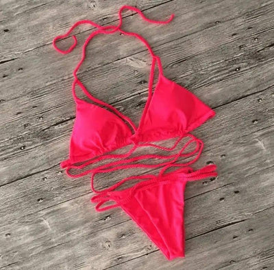 Sexy Strappy Bikini for Women-Westred-10