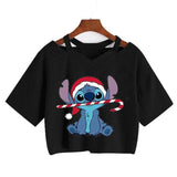 Stitch Manga Crop Top-5