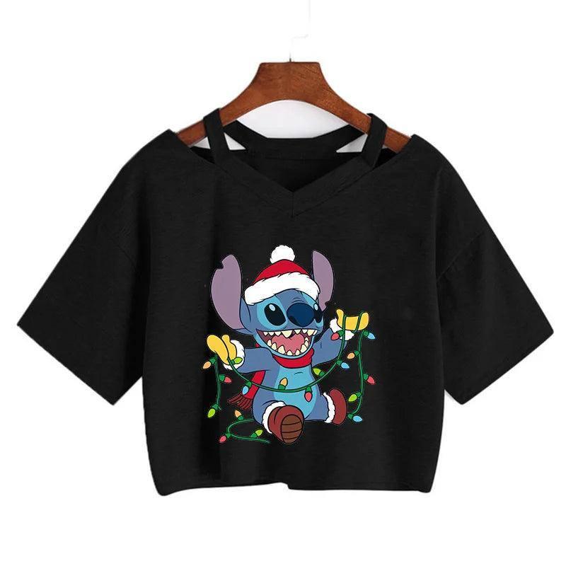 Vibrant Anime Crop Top with Long Sleeves-6