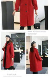 style sheep shearing coat women loose fur coat-4