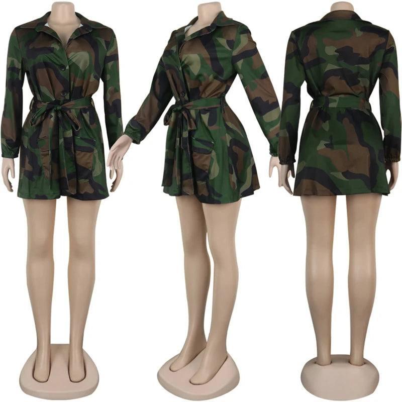 Stylish Camo Dress Outfits for Curvy Figures-6