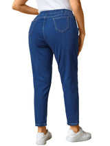 Stylish Drawstring Blue Joggers for Casual Wear-2