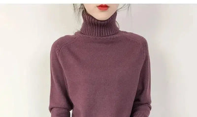 Sweater Female-Wine Red-7