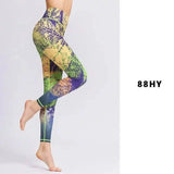 LOVEMI - Lovemi - Tie-dye printed yoga pants