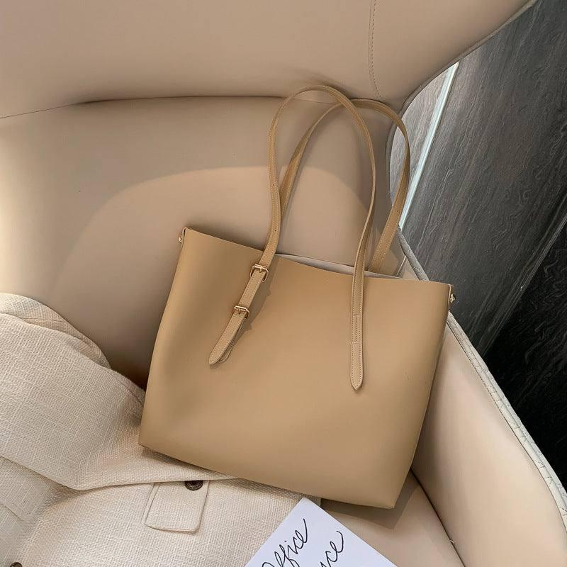 Tote Bag Big Bag Women-Khaki-2