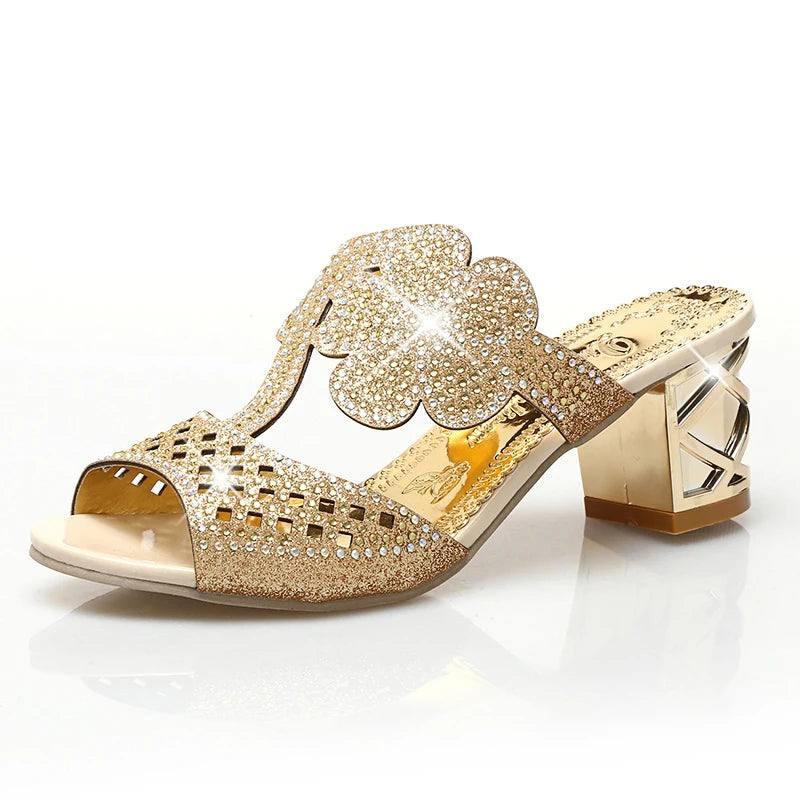 Trendy Designer Heels for Chic Evening Looks-Gold-2