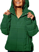 Warm Hoodie Down Jacket Women-3