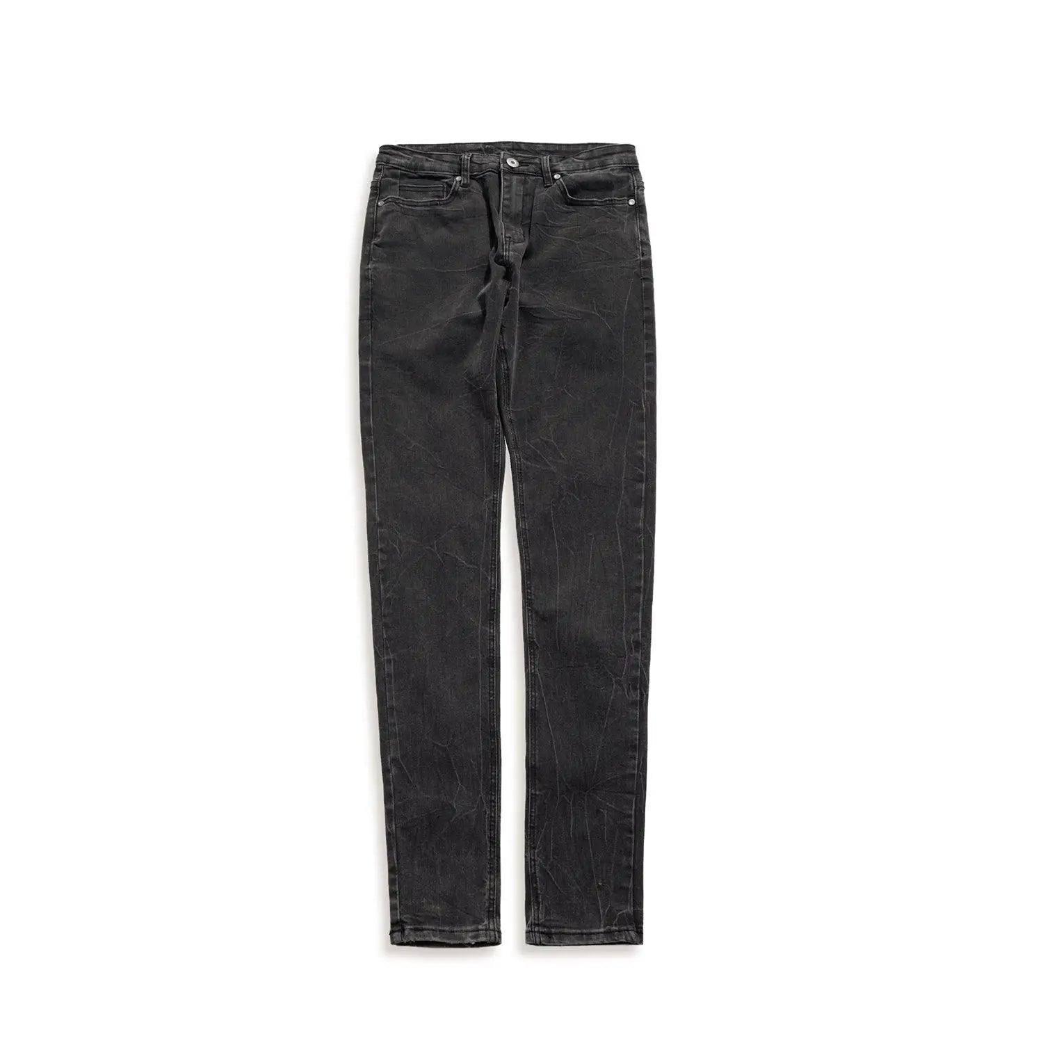 Washed jeans-Black-1