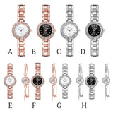 Watches-Set Bangle Clock Bracelet Wrist-Watch Quartz Women Fashion Ladies Brand Luxury-4