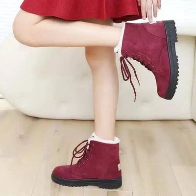 Winter Snow Boots With Warm Plush Ankle Boots For Women-6