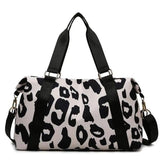 Women Travel Duffel Bag Cow Pattern Handbag Fitness Sports-1